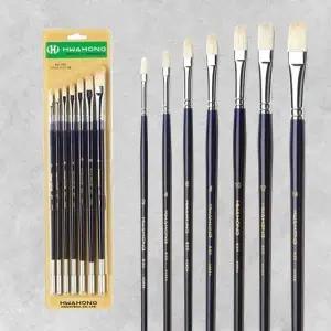 화홍 AN27NQ46 830(F) 유화 아크릴붓 (천연) 7본조세트