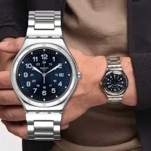 [스와치] YWS420GC BLUE BOAT 남성 메탈 시계