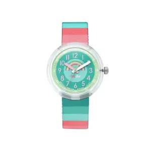 [신세계라이브쇼핑]플릭플락 FPNP014 BIRTHDAY PARTY STRIPY DREAMS 아동 나토시계