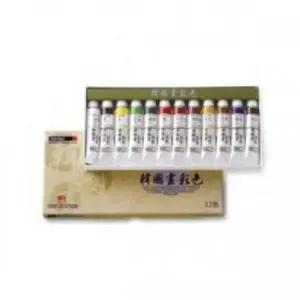 신한 BP08YF55 동양화물감 세트 20ml 12색