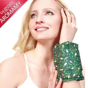 일회용앞치마 허브찜질팩 손목 발목용(그린 색상)