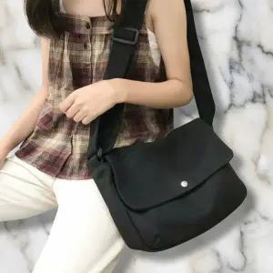 CCB421D여성용 심플 캐주얼 캔버스 숄더 크로스백