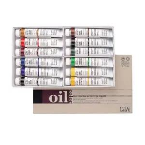 신한 UV91KE62 유화물감 세트 12색 20ml