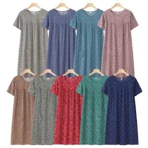 어머님플라워원피스잠옷 원피스파자마 홈웨어 여름