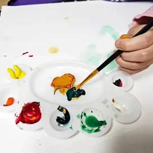 미술 XP92RX19 둥근붓 미술용품 붓 수채화 세트 미술용붓 10종