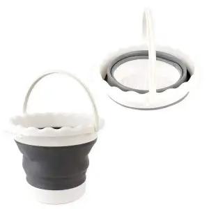 물감통 QA21QL08 자바라 붓꽂이 수채화 실리콘