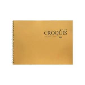 글로리아 CW06ZM61 갱지크로키북 4절 54g 60매 (좌철 스프링)