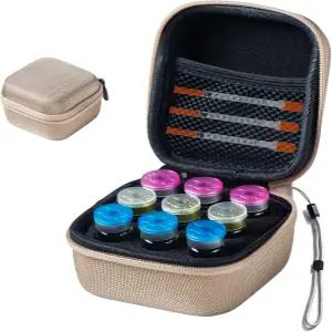 인슐린 냉장고 홀더 보관 케이스 바이알 프로텍터 펩타이드 표준 10ml U-100 골드(9개 슬롯)에 맞습니다