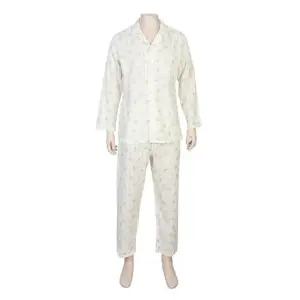 [갤러리아] G/비비안 면 화사한 우라기리소재 플라워나염 남성파자마 세트(MP8892A)CR