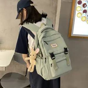 [KMG]브리사 여성 나일론 대용량 백팩 가방 (키링 포함)