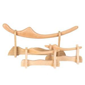 일본식 마사지 느티나무 우드 스틱 림프 전신 뱀부 얇은 괄사