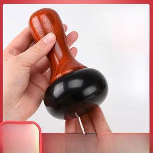 손잡이 핫스톤 마사지 현무암 마사지돌 안마돌 스톤 플러그소형 온열 충전식