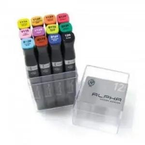 알파색채 AN51SW32 디자인 마카세트 12색