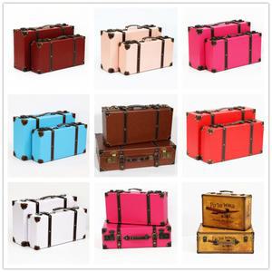 빈티지가방 엔틱 소품 여행 레트로 여행용 촬영 가방 턴백 레트로여행가방 대용량 빈티지