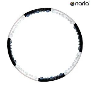 홈트레이닝 나리아 훌라후프 웨이스트 뷰티라인 참숯 2.2kg