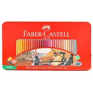 100색 HW41FN51 틴 일반 색연필 케이스 파버카스텔 115805