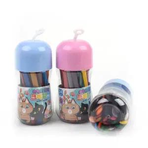 손에묻지않는크레파스 QO01XL72 24색 (1P) 색칠공부 학용품 신학기