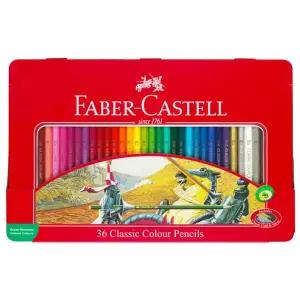 일반 VU01LQ44 115846 케이스 틴 36색 색연필 파버카스텔