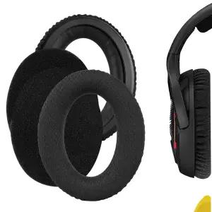 호환  Sennheiser GAME ONE GAME ZERO PC360 PC363D PC373D 헤드폰용 Geekria 메쉬 패브릭 교체용 이어 패