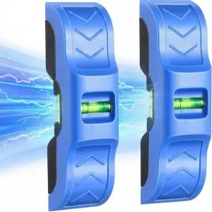 수평이 있는 2개의 마그네틱 스터드 파인더 건식 벽체 및 목재용 배터리 프리 벽 스캐너 TV 장착 선반