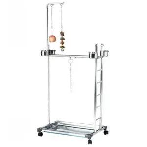 앵무새 횟대 조류 용품 새장 장난감 놀이터 스탠드형