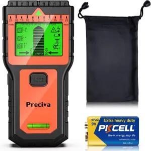 스터드 파인더 프레시바 벽 스캐너-8 in 1 다기능 검출기 목재 금속 및 AC 와이어 검출을 위한 6가지 모드