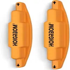 2팩 마그네틱 스터드 파인더 - 배터리 필요 없음 건식 벽체 및 목재용 화살표가 있는 강력한 벽 자석 나사