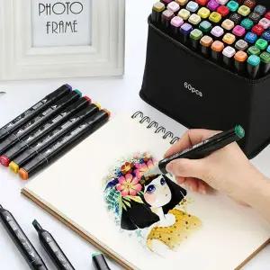 60색 SW55SO53 80색 마카펜 디자인 마카세트 미술 드로잉펜