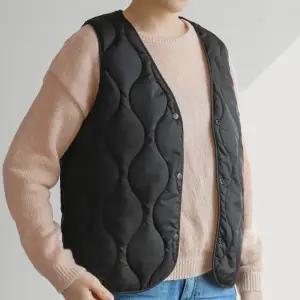 여성니트베스트 여성패션베스트 여성베스트 여성아우터조끼 심플 브이넥