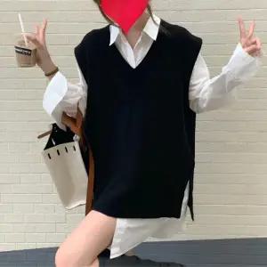 여성패션베스트 니트 여성조끼 여성니트베스트 캐시울 여성데일리베스트 박시핏