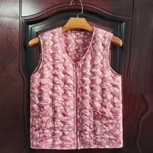 김장쪼끼 여자 보온 촌캉스 누빔 4컬러 조끼 할머니