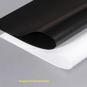 반투명 흰색/검정색 PP 플라스틱 시트 100x200 210x297 200x300 300x400mm 두께 0.3/0.4/0.5/0.6/0.8/1/1.5