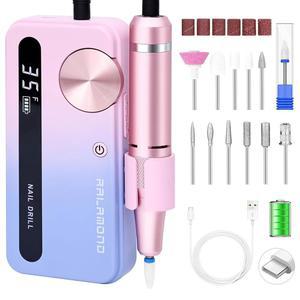 네일 드릴 가 릴 네일용 35 000 무선 비트가 포함된 전기 머신 및 가정용 휴대용 충전식 파일 매니 멀티컬