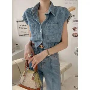 ( )데님조끼 반팔청자켓 크롭청자켓 데님조끼 쥬디제이 여성데님자켓 여성데 청자켓 반팔자켓 여성반팔자켓