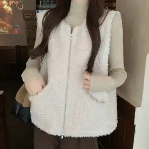 여성 여성가을베스트 여자베스트 조끼 여성베스트 양털 여성조끼 뽀글이