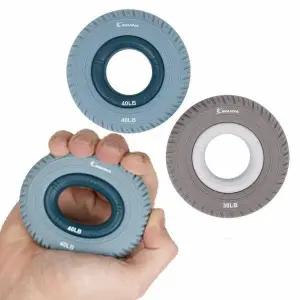 실리콘 8단 타이어 악력기 손목 강화 전완근 손힘 운동기구