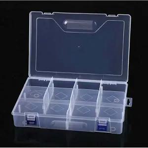 대형 10칸 칸막이 소품 보관 케이스 30x20x6