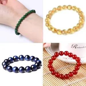 기원 6mm 팔찌 말라카이트 공작석 원석 보석 커플