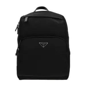 트라이앵글 로고 사피아노 가죽 백팩 2VZ104VOOO 2DMGF0002