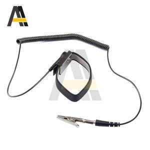 PU 조정  정전기 방지 Esd 스트랩 180cm 접지 팔찌 손목 밴드 도구 핸드 툴