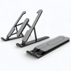 ( )노트북 거치대 대형 블랙 휴대용노트북거치대 노트북선반 노트북거치대휴대용 노트북삼각거치대 다각도