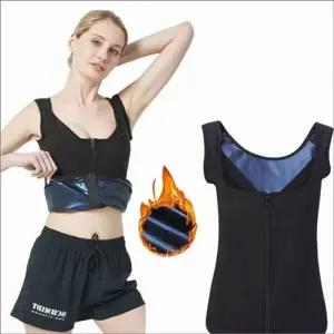 여성 집업 운동조끼 스포츠 사우나 지퍼땀복 땀복 나시