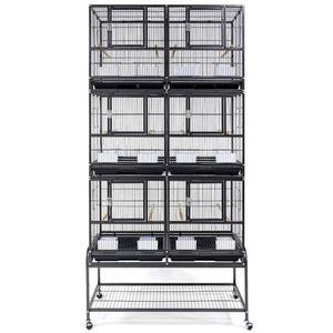 날림장 스테인리스 조류 선반 스텐 럭셔리 새용품 번식 가정용 이동식 흰색 회색