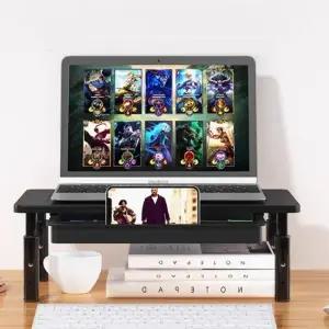 ( )3단 높이조절 서랍형 모니터 받침대 노트북 거치대