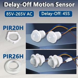 조정  지연 없음 인체 적외선 감지기 IR 모션 센서 가정용 조명 스위치 AC110-240V