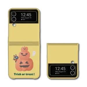 아칸 세상에서 큐트할로윈 Z플립3/4 클리어 하드 케이스