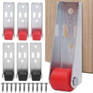 다기능 스테인리스 스틸 도르래 게이트 캐스터 가구 무소음 측면 장착 방향 롤러 문짝 지지대 이동 휠