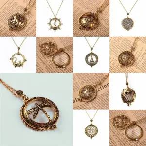 노안용 돋보기 목걸이 레트로 13종 노인 겸용 앤틱