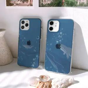 아칸 헤롱이 고래두마리 클리어젤리케이스