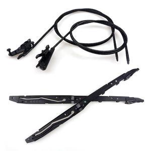 포드 F-150 2015-2020, F-250 F-350 슈퍼 듀티 2017-2019와 호환되는 새로운 업그레이드된 FL3Z16502C22 선루프 유리 케이블 및 트랙 어셈블리 리피어 키트 OE# FL3Z-1651071-A FL3Z-1651071-B 교체